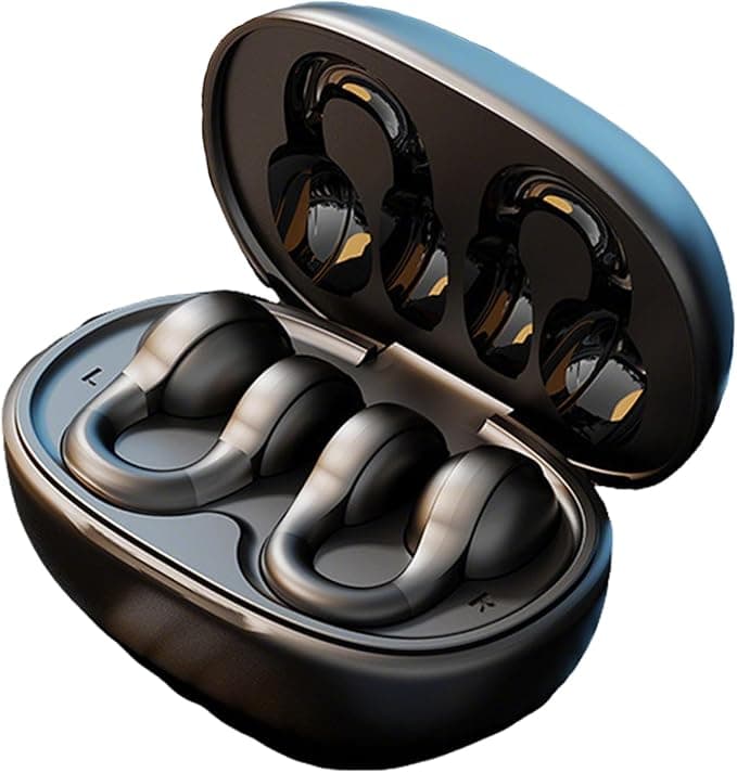 Mizznee Open Ear Earbuds Bluetooth Headphones, Clip-On Wireless Earbud