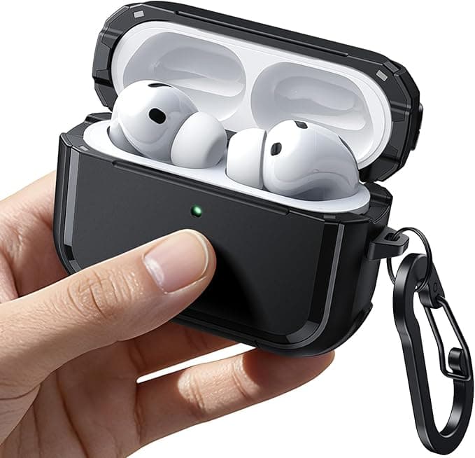 JETech Powerful Drop Protection Case Cover for AirPods Pro 3 (2025) wi