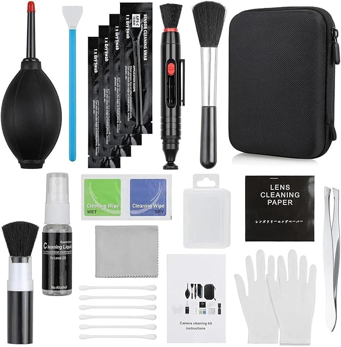 14-in-1 Camera Lens Cleaning Kit, Mirrorless & DSLR Sensor Cleaning Ki