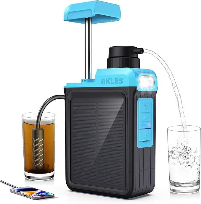 BKLES 3-in-1 Solar Electric Water Filter
