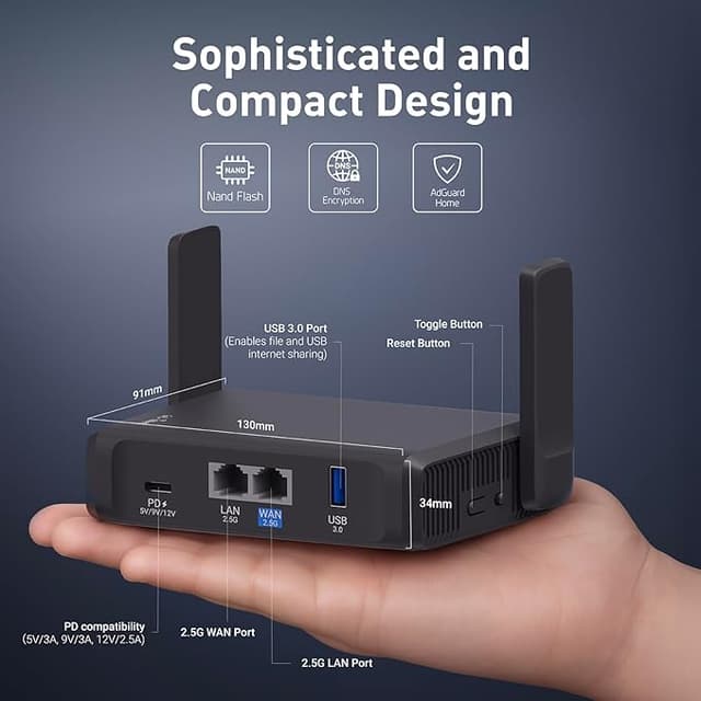 GL.iNet Slate 7 | Wi-Fi 7 Travel Router