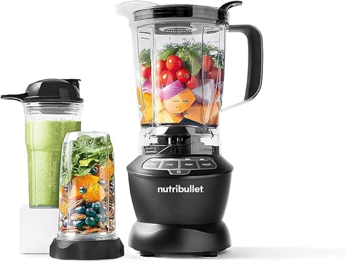 NutriBullet Full Size Blender + Combo , 7 Piece Set, Multi-Function Hi...