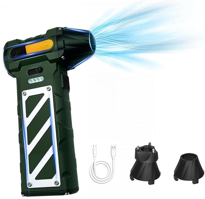 Compressed Air Duster, 130000rpm Super Power Cordless Air Duster