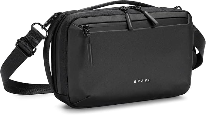 BRAVE Tech Pouch with Shoulder Strap & Dual Handles