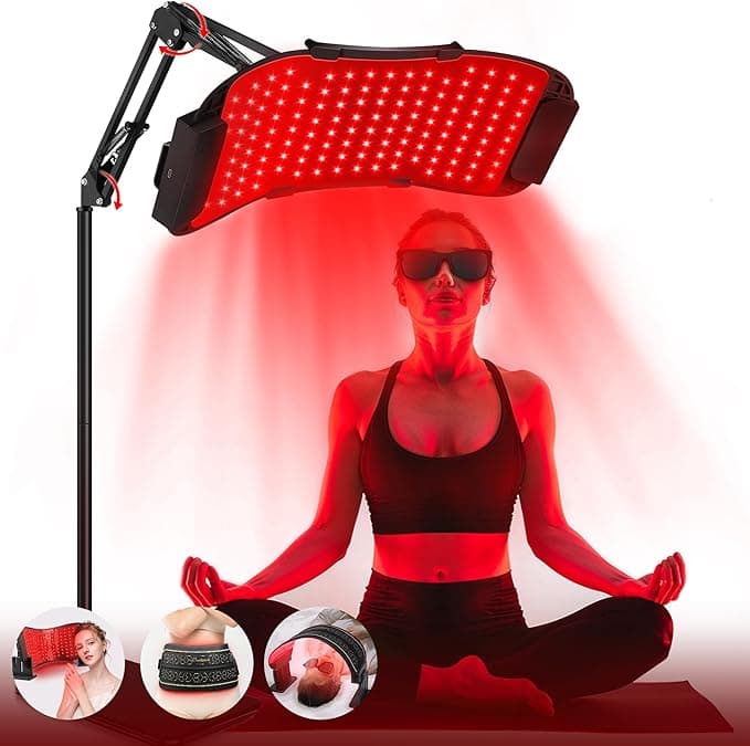 LuxRenew Max Multifunction Red Light Therapy for Body and Face, 850nm Near-Infra...