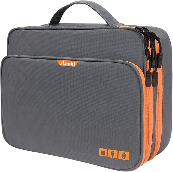 Three Layer Travel Carry Bag, Electronic Accessories