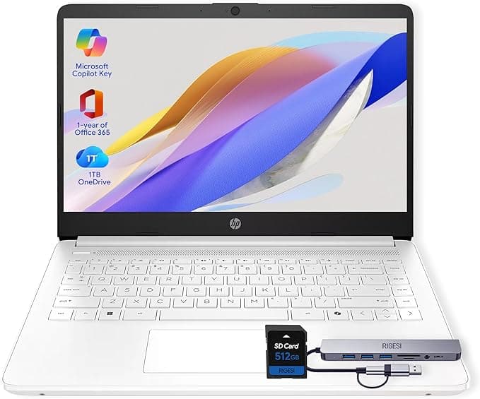 HP 14" Laptop 576GB Storage