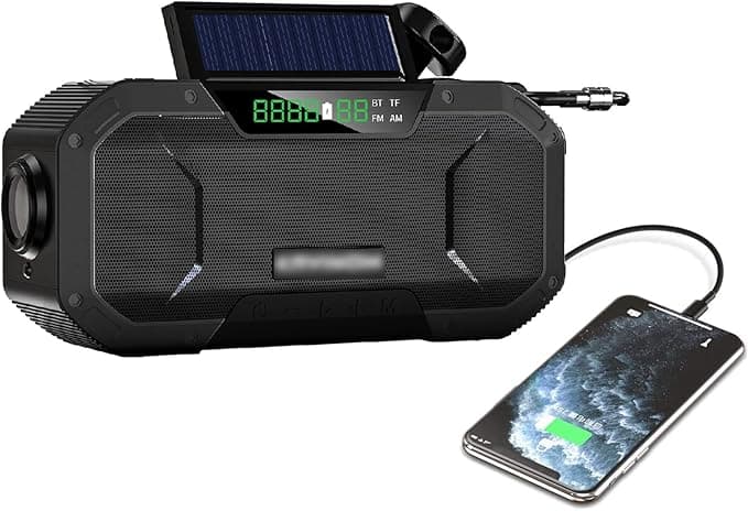 Portable Emergency Solar Radio