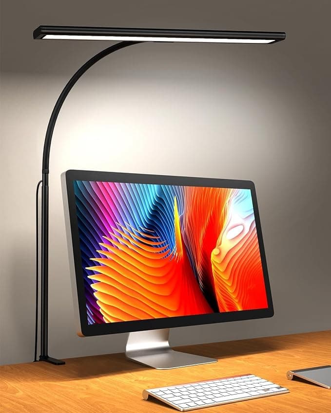 iFalarila Desk Lamp, Dimmable 160 LED Desk Light