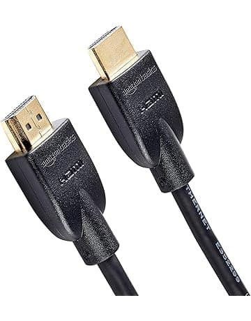 Amazon Basics HDMI Cable, 18Gbps High-Speed, 4K@60Hz, 2160p, Ethernet ...
