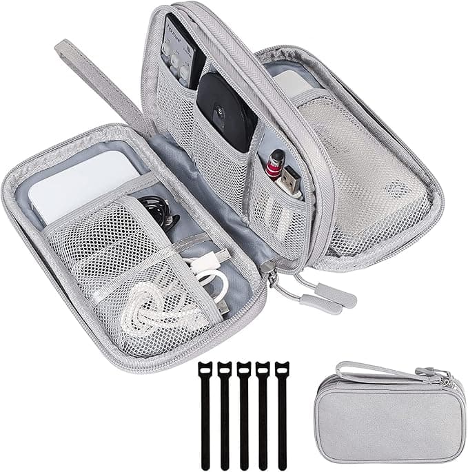 ikeoat Portable Electronic Accessories Bag Organizer