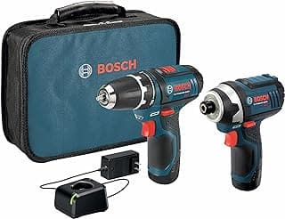 BOSCH 12V Max Cordless 2-Tool Combo Kit with Drill/Driver and Impact Driver (CLPK22-120)