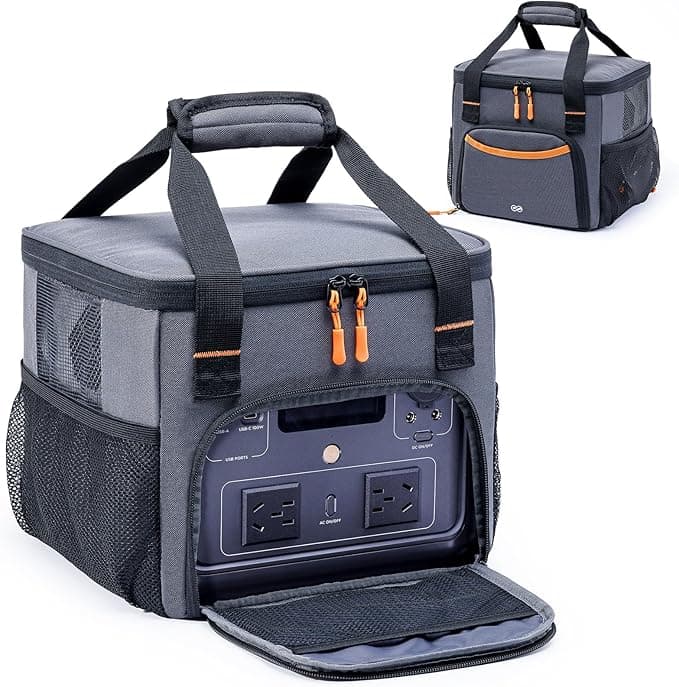 FRECOLSH Heavy-Duty Portable Power Station Storage Bag Compatible with Ecoflow R...