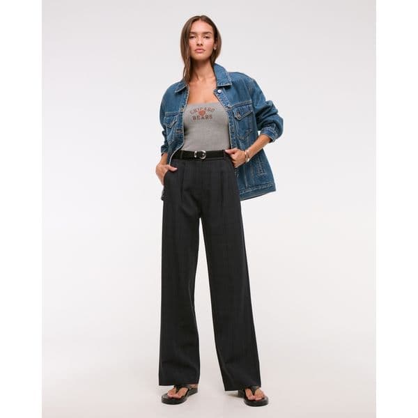 ABERCROMBIE & FITCH | A&f Sloane Tailored Wide Leg Pant