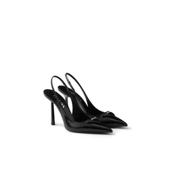 PRADA | Leather Slingback Pumps