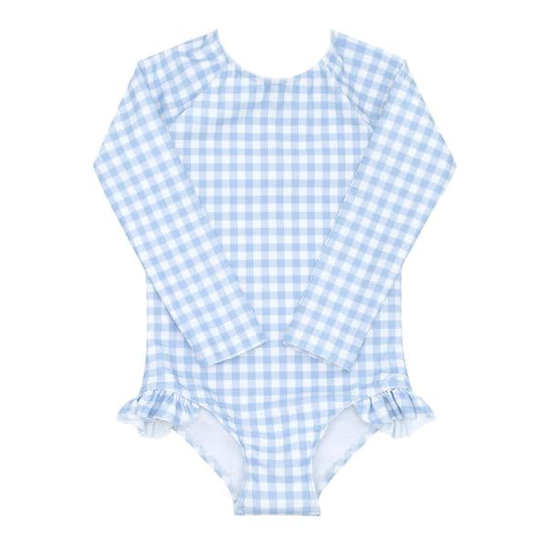 MINNOW | Gingham Rashguard One Piece