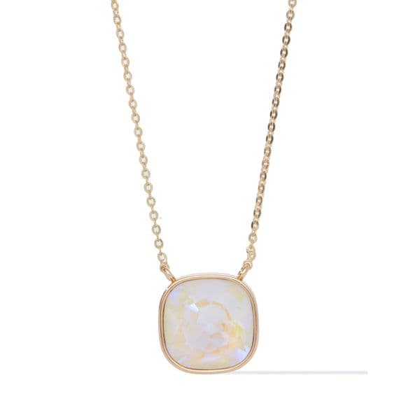 BAR | Crystal Glow Square Necklace 