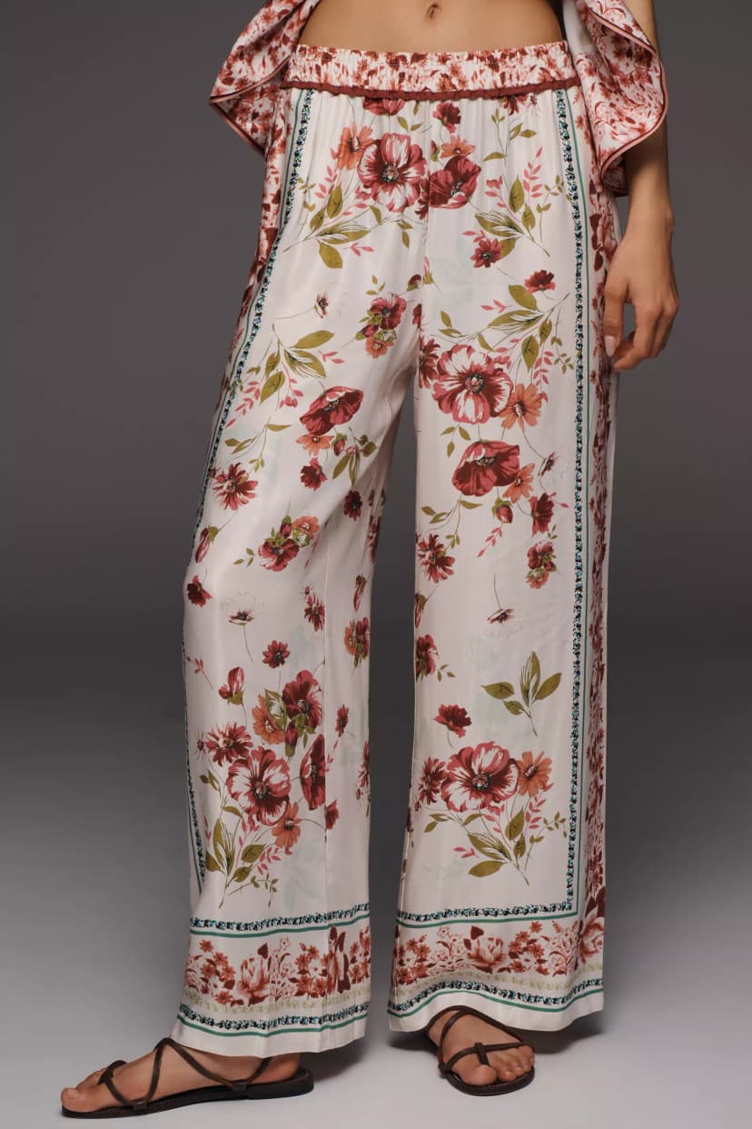 MAEVE | Brooklin Wide Leg Track Pants 