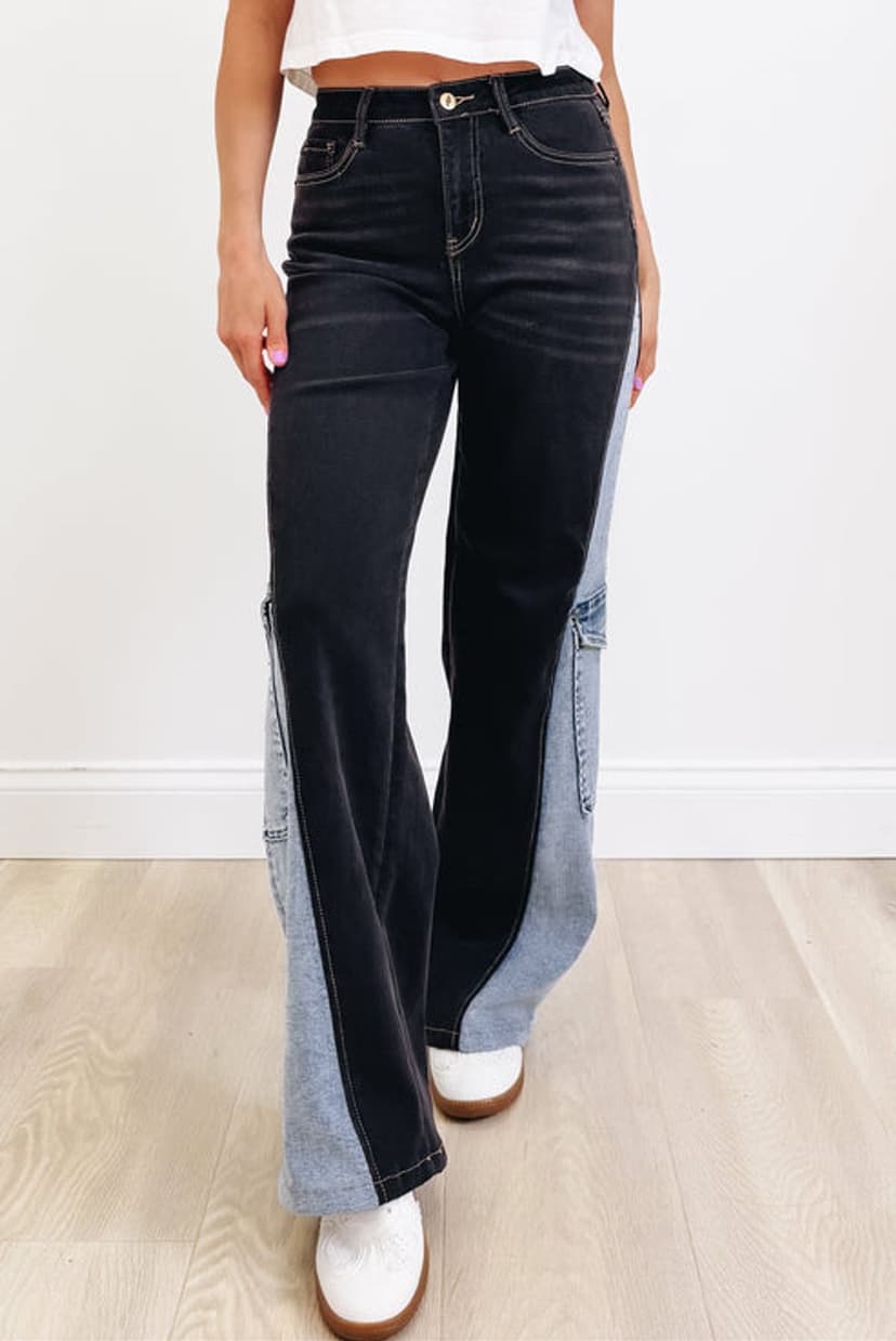 BAR | Double Take Wide Leg Cargo Jeans