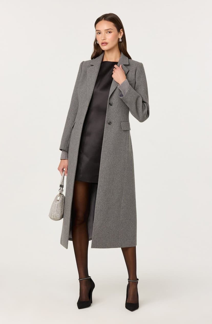 ASTR THE LABEL | Melisse Wool Blend Longline Coat