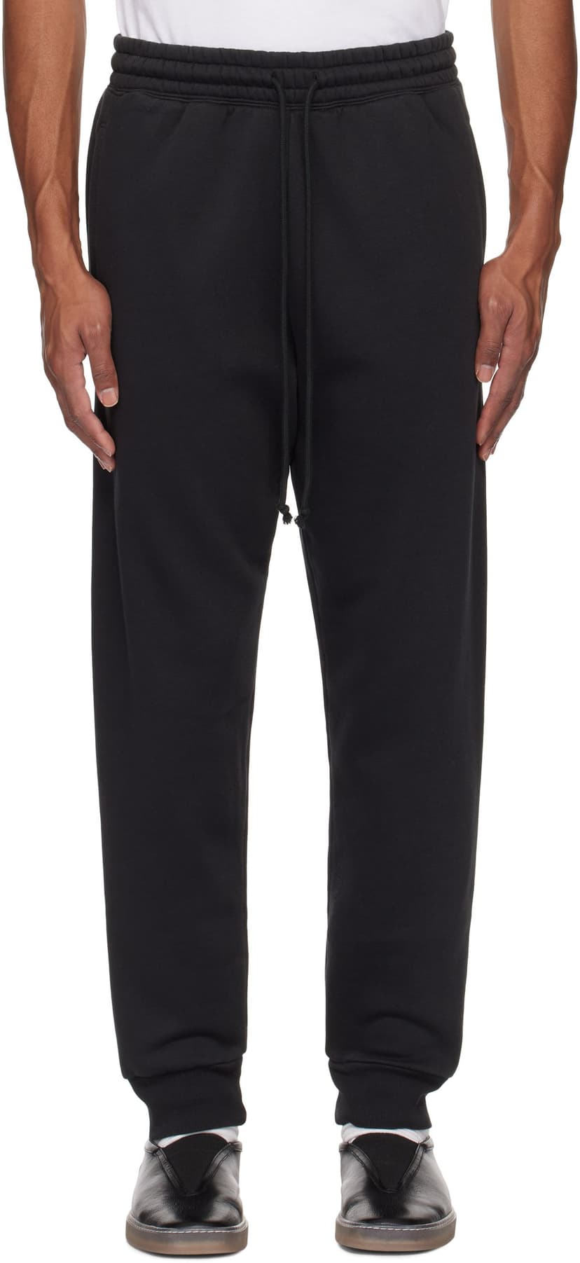 SKIMS | Black Fleece Lounge Tapered Sweatpants