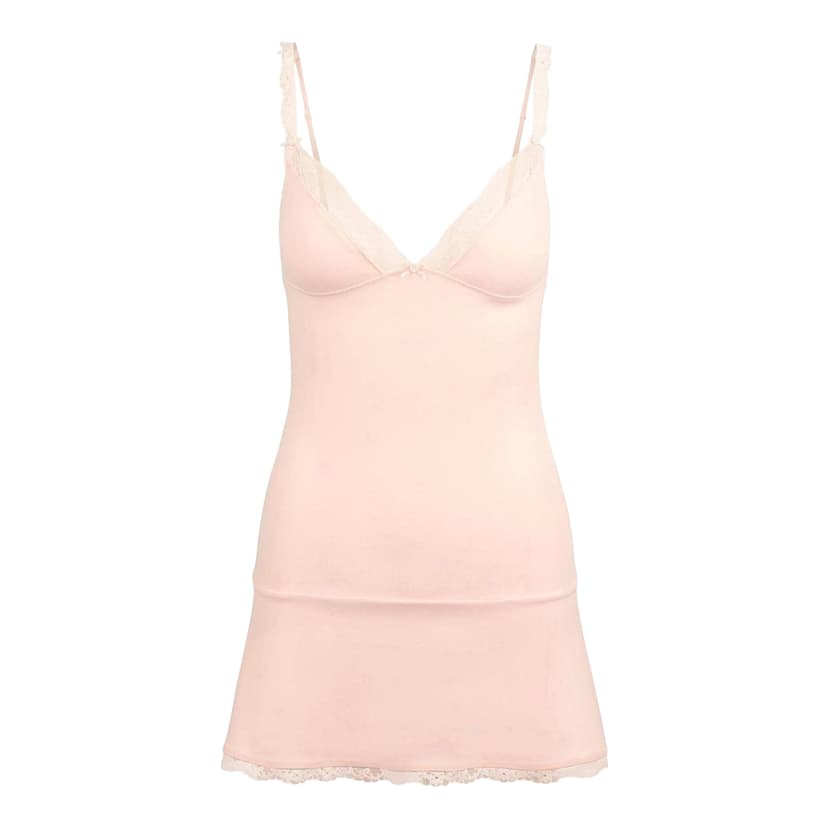 SKIMS | Cotton Jersey Lace Slip Dress