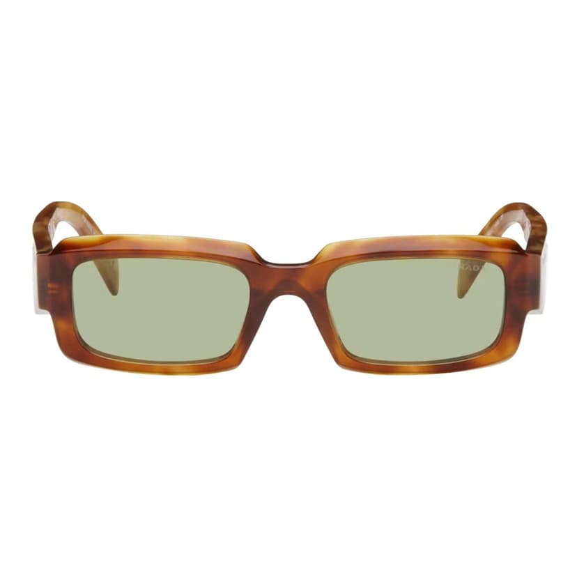 PRADA | Tortoise Shell Rectangular Sunglasses