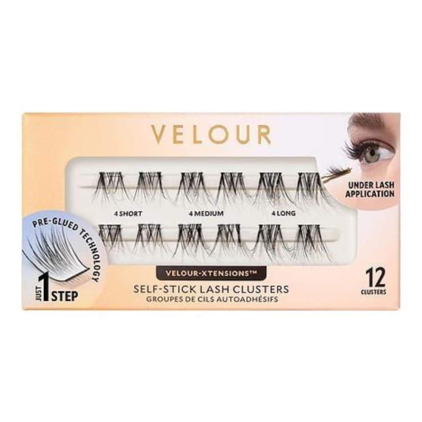 VELOUR BEAUTY | Soft & Wispy Xtensions Self-stick Clusters