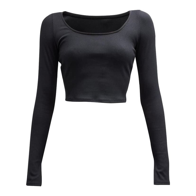 ALO YOGA | Alosoft Rib Form Long-Sleeve Crop Top