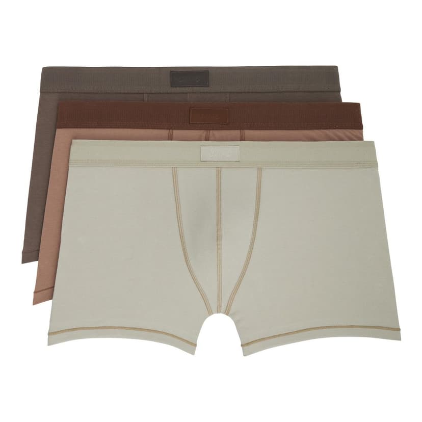 SKIMS | Three-Pack Multicolor Cotton 3" Boxer Briefs