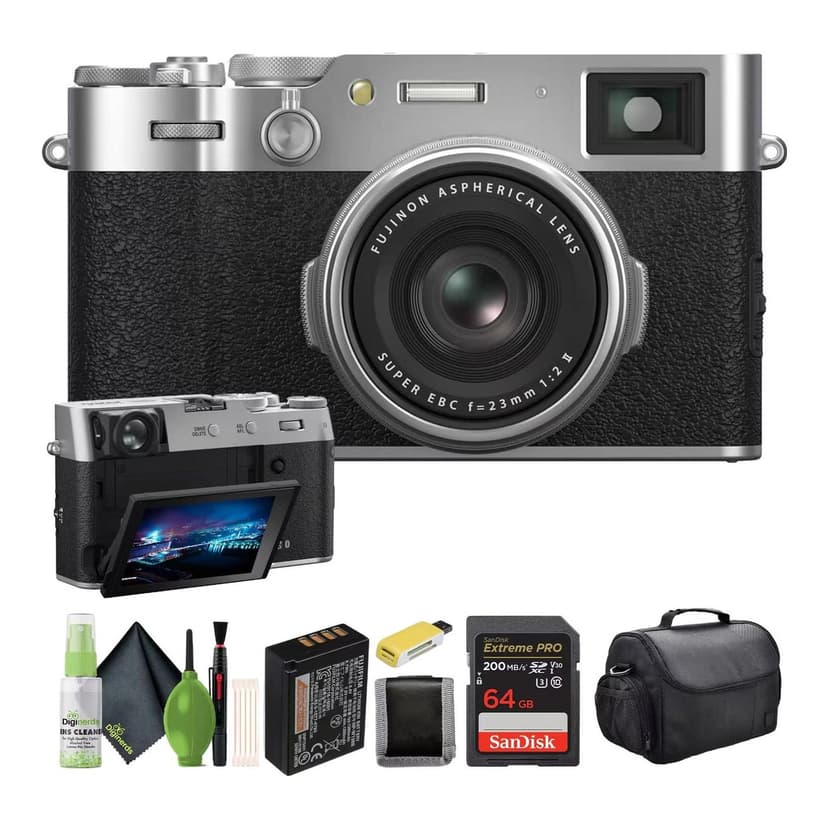Fujifilm | X100VI Digital Camera + 64GB Card + Starter Bundle 