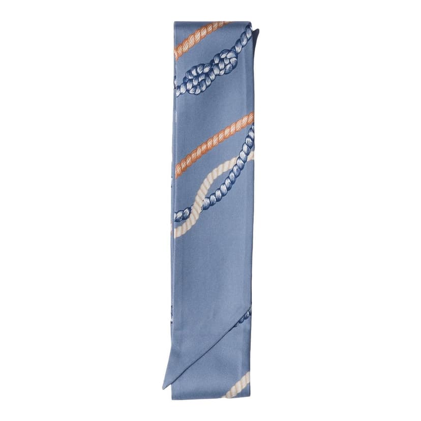 PRADA | Printed Silk Twill Skinny Scarf