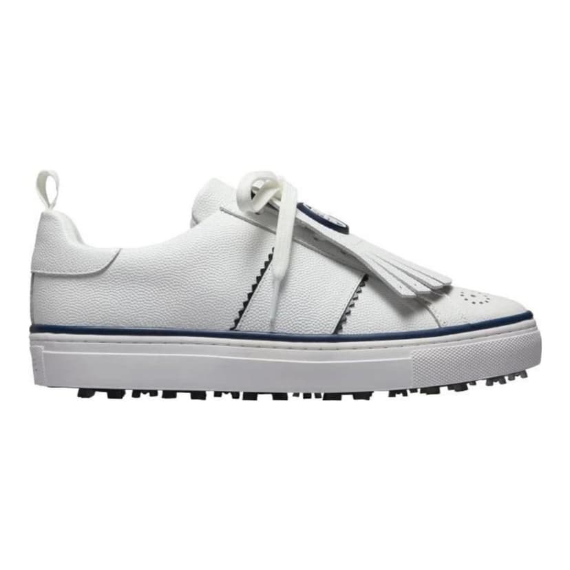 G/FORE | Durf Saddle Stripe Leather Kiltie Golf Shoe