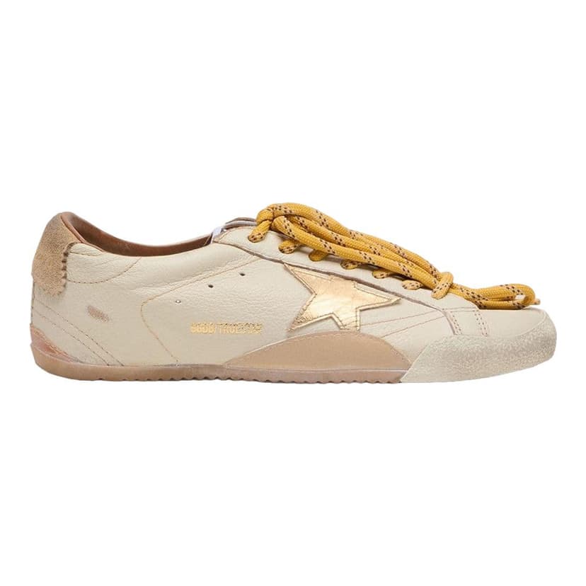Golden Goose | True-Star in Nappa Leather with Star and Suede Heel Tab