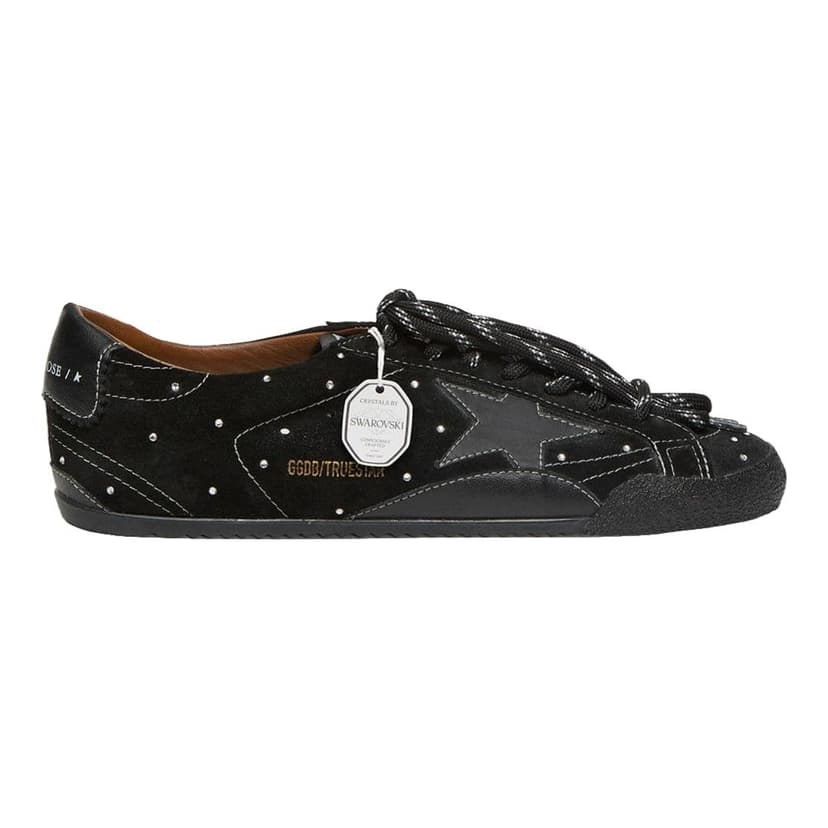 Golden Goose | True Star in Suede with Swarovski Crystals and Leather Star