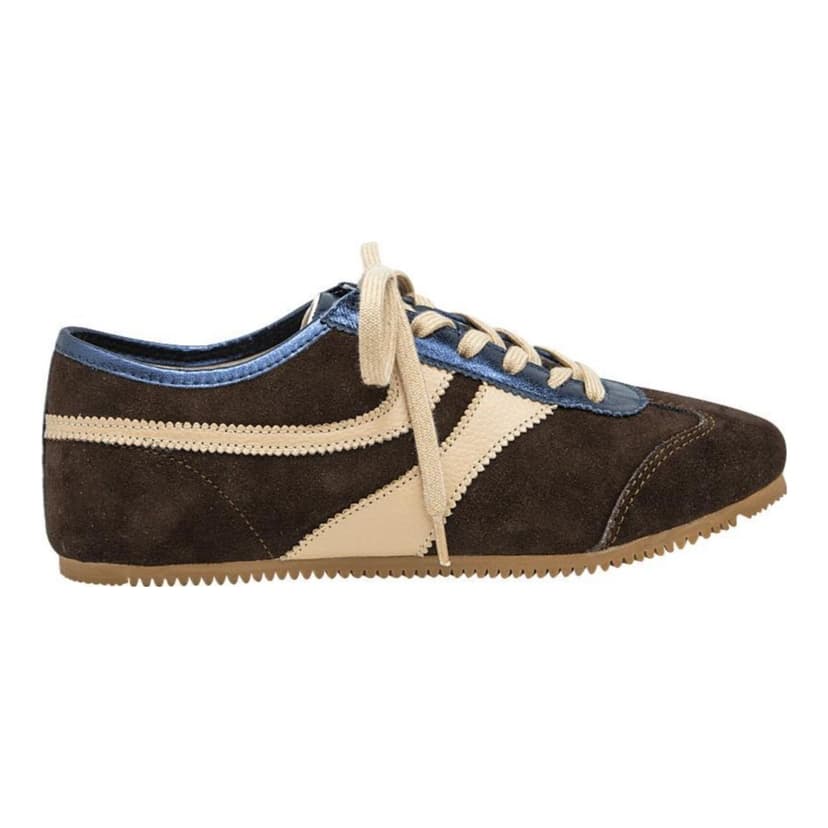 Bon-Bonite | Flat Sneakers in Suede Leather