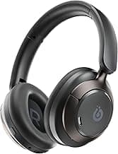 Boean Active Noise Cancelling Headphones, Bluetooth 6.0 Wireless Headphones with 120H Playtime, Soft Foam Over Ear Headphones with 360° HD Audio & 5 ENC Mics, Deep Bass Stereo Headset for Travel Game