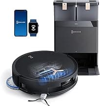 ECOVACS DEEBOT T50 MAX Robot Vacuum and Mop,18,500Pa Blast Suction,12-in-1 Omni Station,18mm Auto Mop Lift, Zero Tangle, TruEdge Edge Cleaning, Perfect for Pet Hair, Carpets & Hard Floors