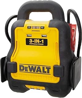 DEWALT DXAE20VBB Automotive Battery Booster and 12V Jump Starter with USB Power Station: Powered by Standard 20V MAX and FLEXVOLT Tool Batteries