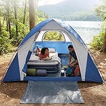XL Camping Tents 4/6 Person Family Camping Waterproof Double Layer Dome