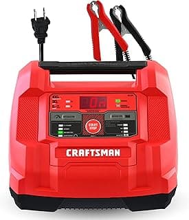 CRAFTSMAN 6A Car Battery Charger and 100A Engine Starter, 6-in-1 Solution, Battery Maintainer, 30A Boost, for 6V/12V Power Sport, Automotive, and Marine Batteries, CMXCESM253
