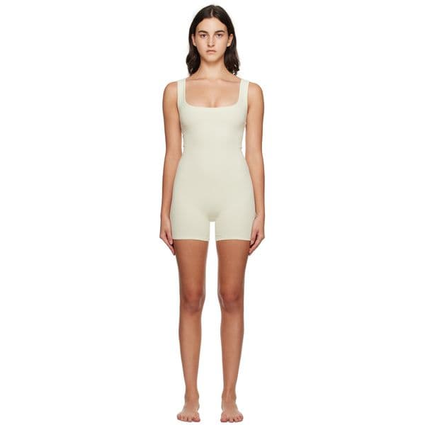 SKIMS | Cotton Rib Onesie Bodysuit