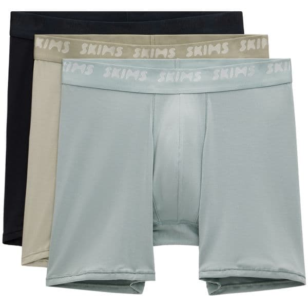 SKIMS | Three-Pack Multicolor Stretch 5 Boxer Briefs
