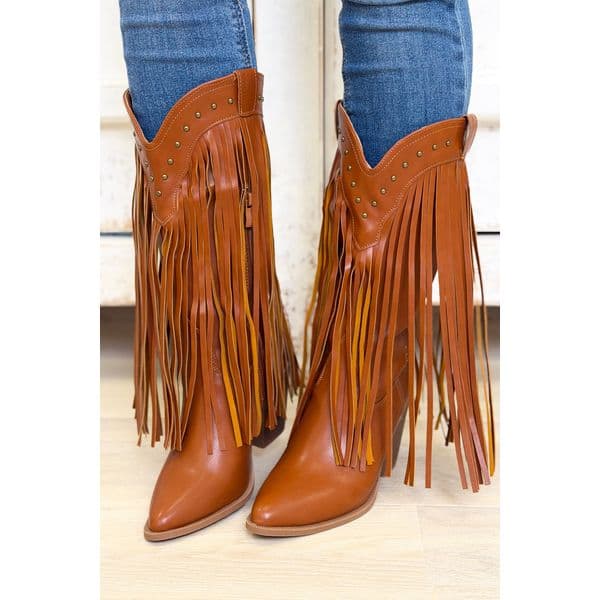 BAR | Cattle Fringe Western Boots