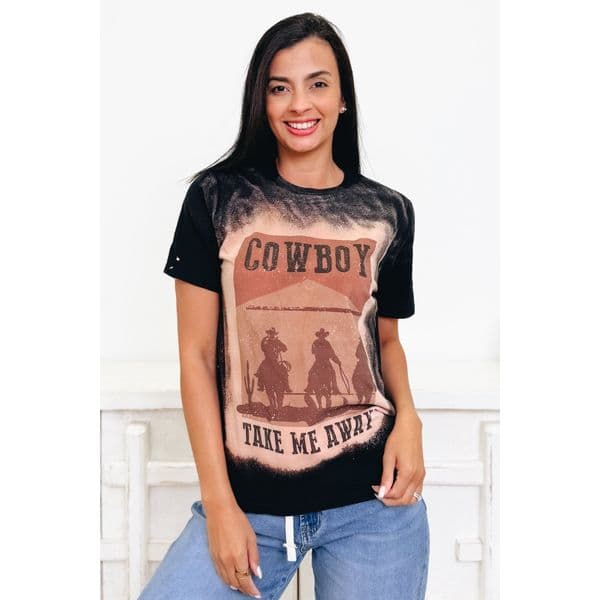 BAR | Cowboy Take Me Away Graphic Tee Top