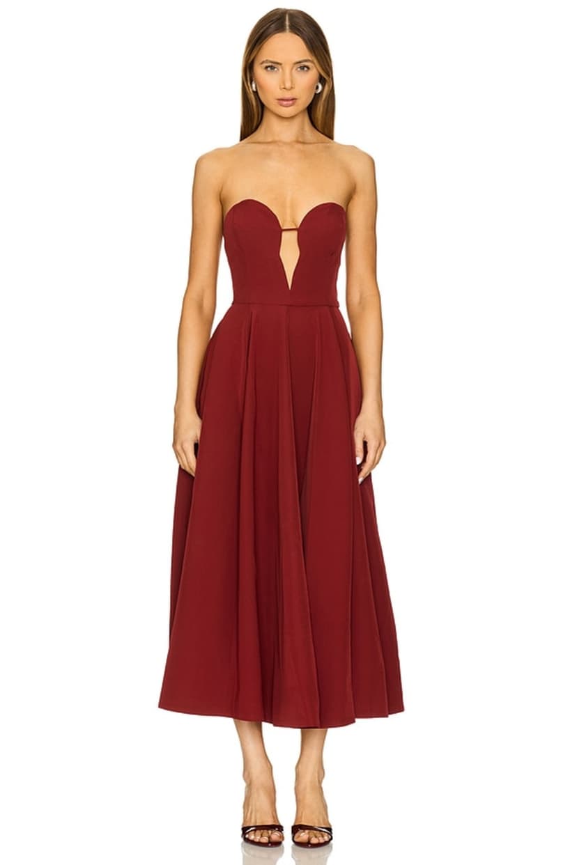 REVOLVE | Bardot x Revolve Opal Volume Midi Dress