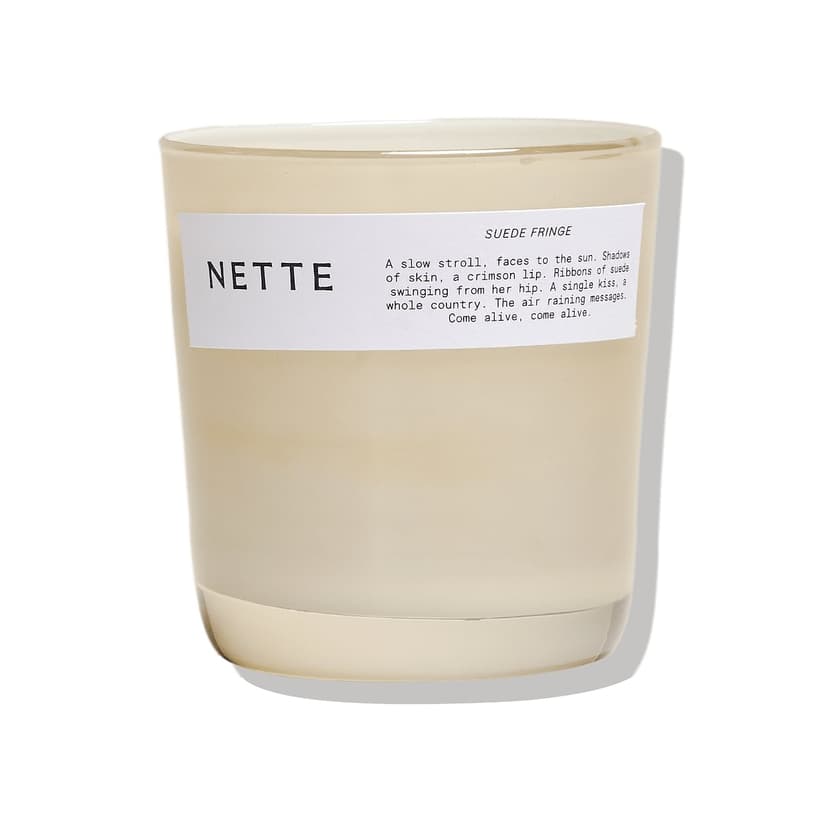 NETTE | Suede Fringe Candle