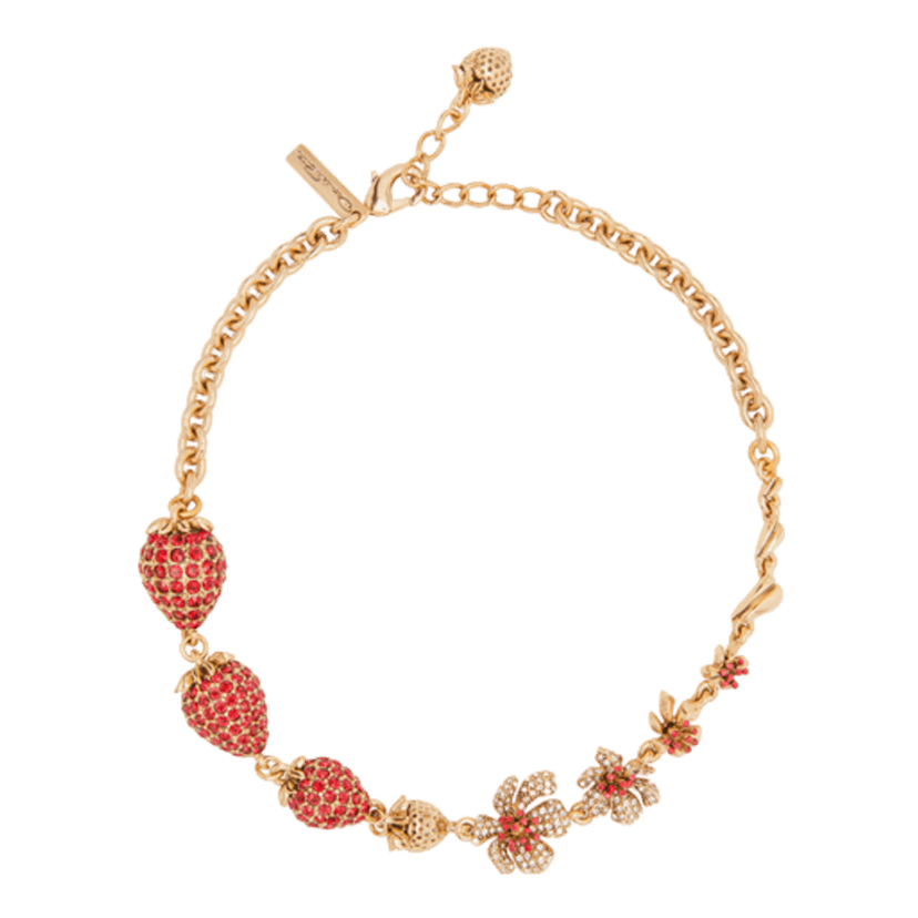 BAR | Strawberry & Flower Necklace